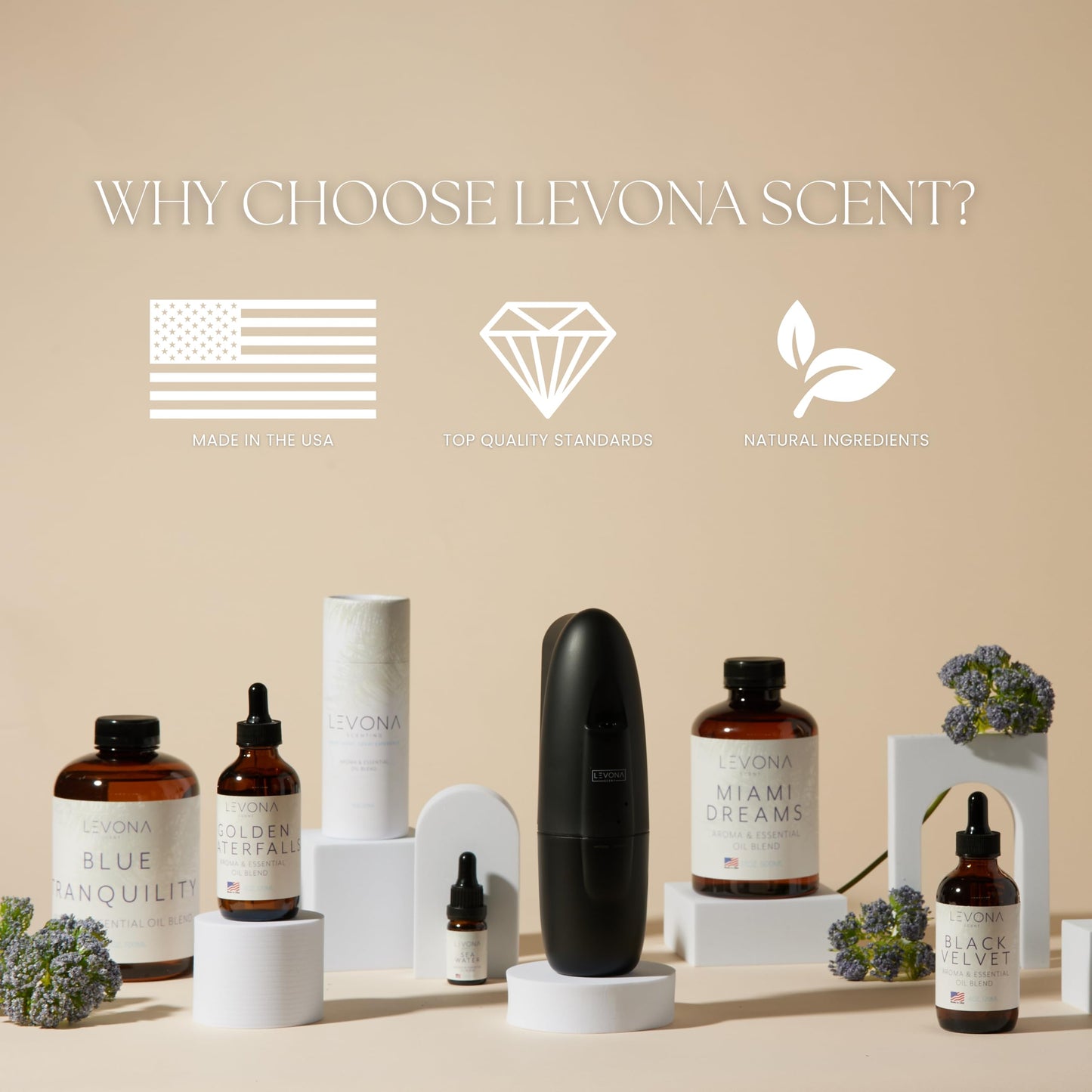 Levona Scent Essential Oil – Moonlight in Paris (700ml) | Luxury Diffuser