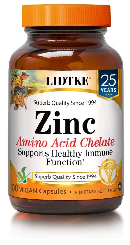 LIDTKE Zinc 100 VegCap | Zinc Supplement