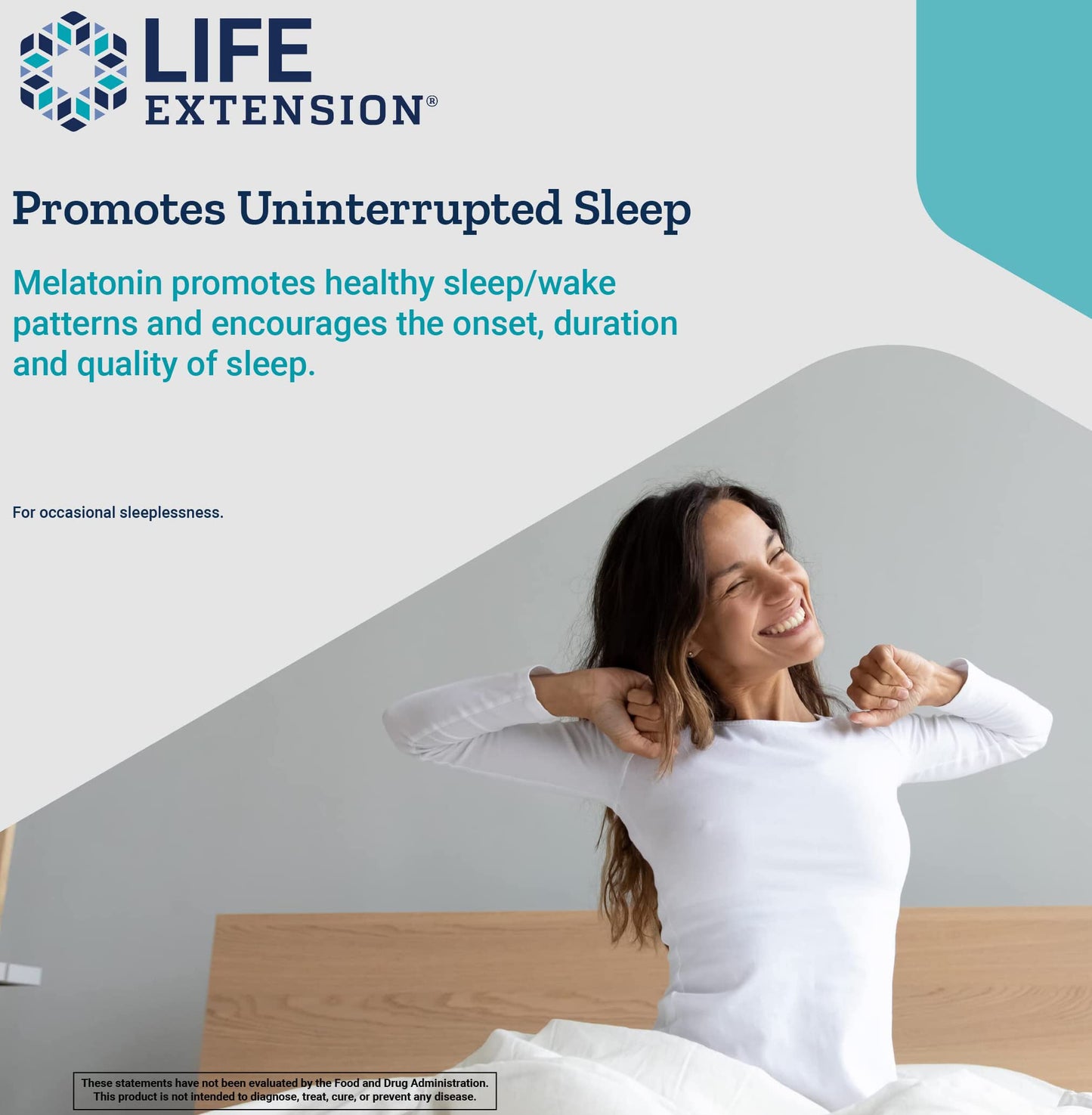 Life Extension Melatonin IR/XR 120 Caps – Fast & 7-Hour Sleep Support