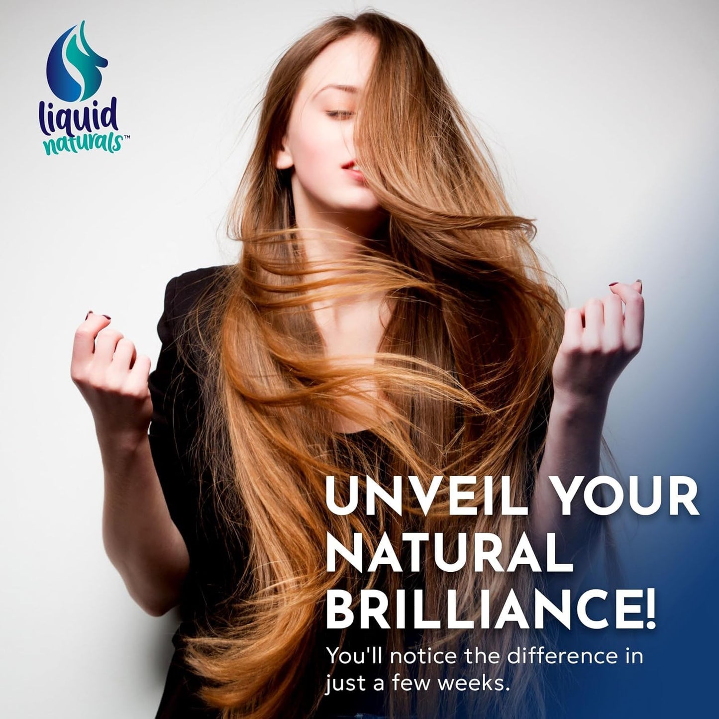 Liquid Collagen & Biotin Drops – Vanilla Flavor, 2oz | Hair, Skin & Nails Support, Keto Friendly
