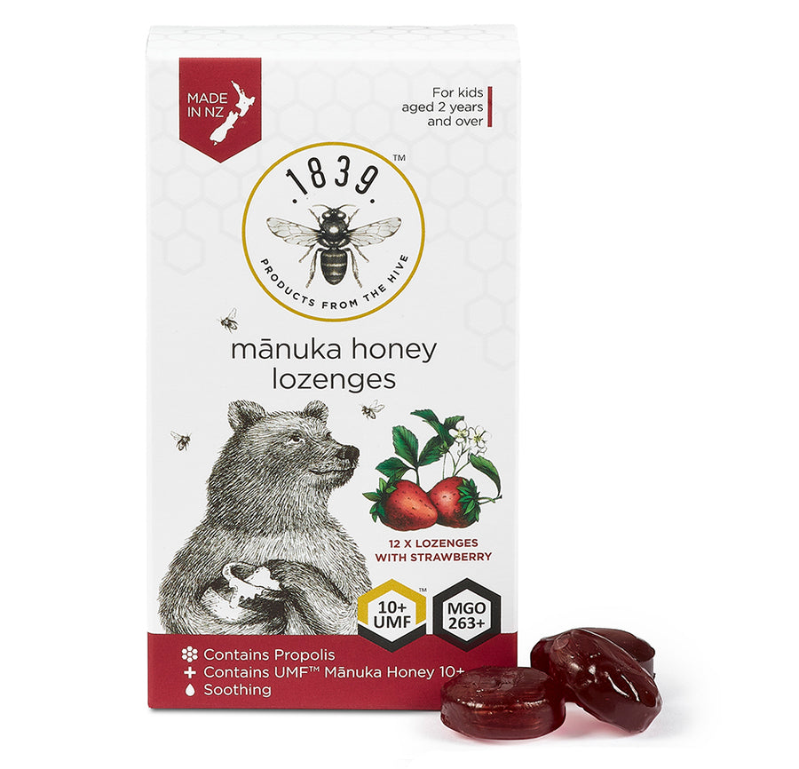 1839 Honey UMF 10+ Manuka Honey Lozenges Fuss Free Nutrition
