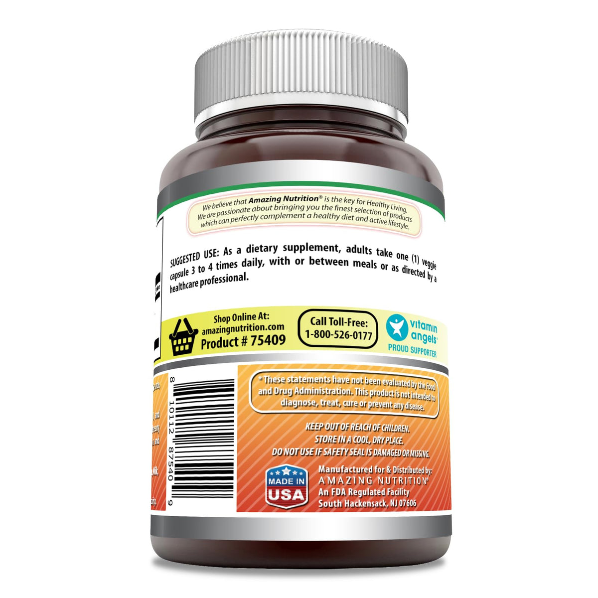 Amazing Formulas Bromelain 500mg 2400 GDU Veggie Capsules | Non-GMO | Gluten Free | Made in USA | Ideal for Vegetarians (240 Count) BritishVita | Premium UK Vitamins & Wellness Supplements