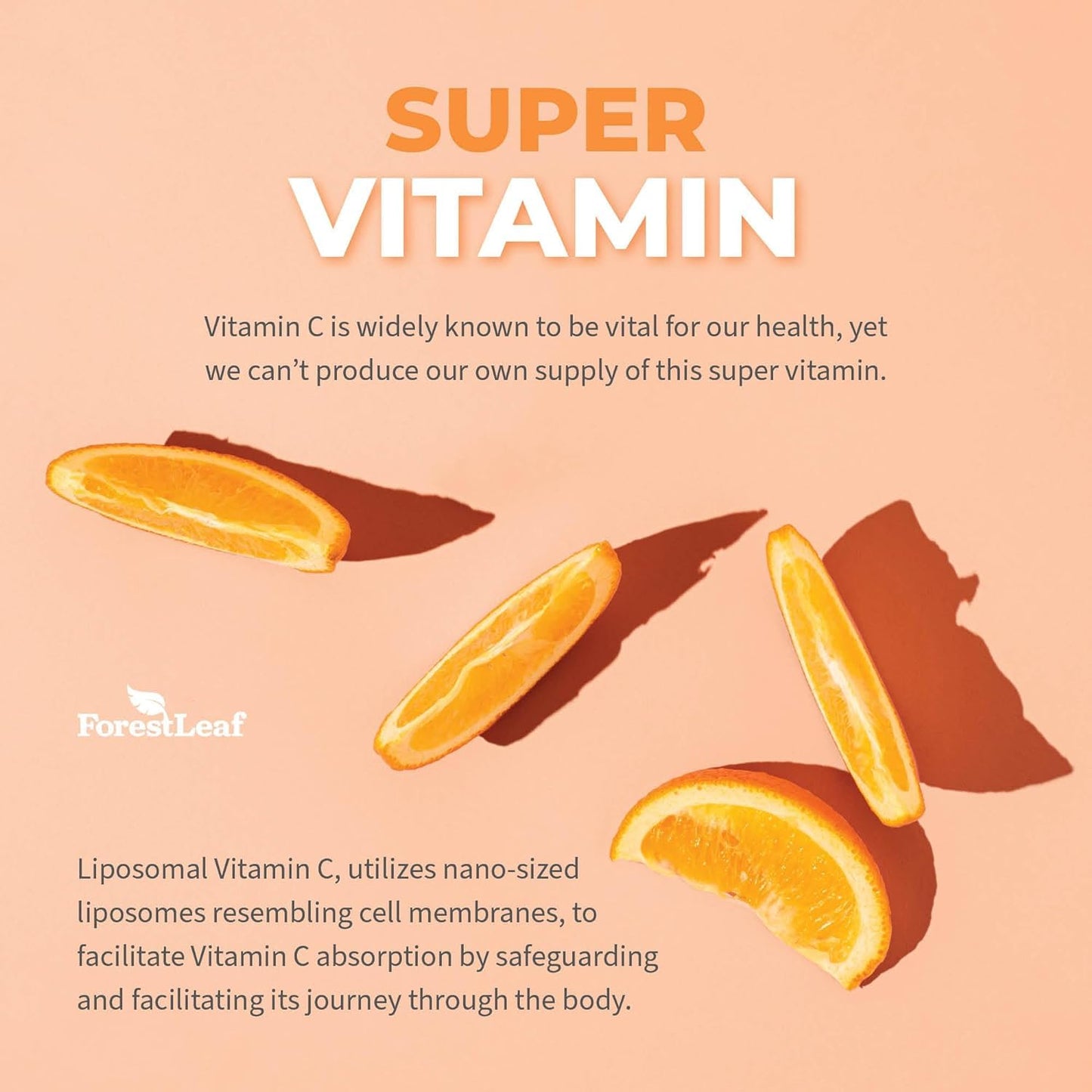 ForestLeaf Liposomal Vitamin C 1000mg Capsules | High-Dose Liposomal Vitamin C