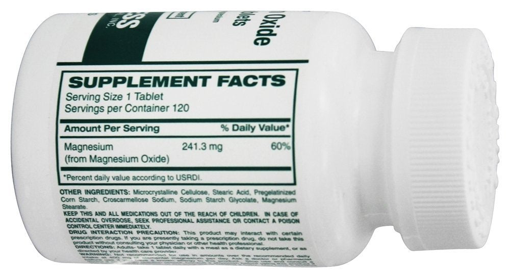 Cypress Pharmaceutical, Inc.- Magnesium Oxide 400 mg. - 120 Tablets