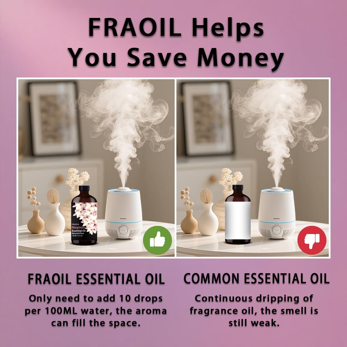 Magnolia Essential Oil - 4 oz (120 ml) for Diffuser, DIY, Candles & Gifts | FRAOIL