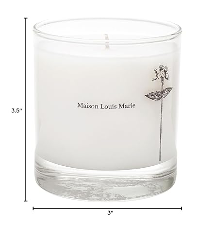 Maison Louis Marie - Antidris Jasmine Soy Wax Candle | Luxury Fragrances for a Modern World (8.5 oz | 240 g)