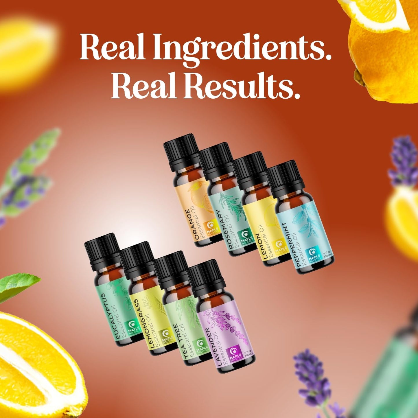 Pure Essential Oil Diffuser Set – Aromatherapy Oils for Home, Travel & Self-Care