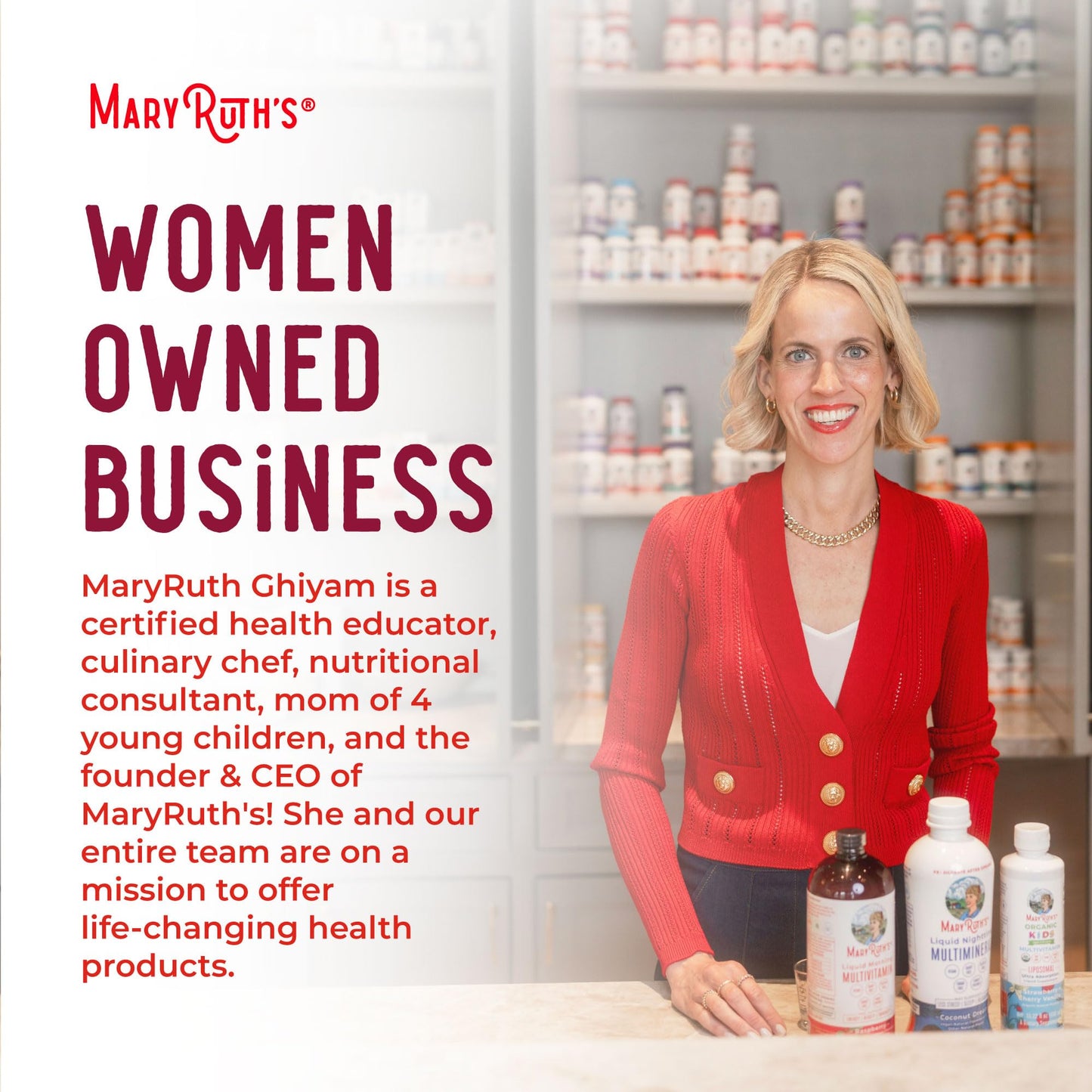 MaryRuth Organics Multivitamin for Men - Sugar Free Liquid Vitamin