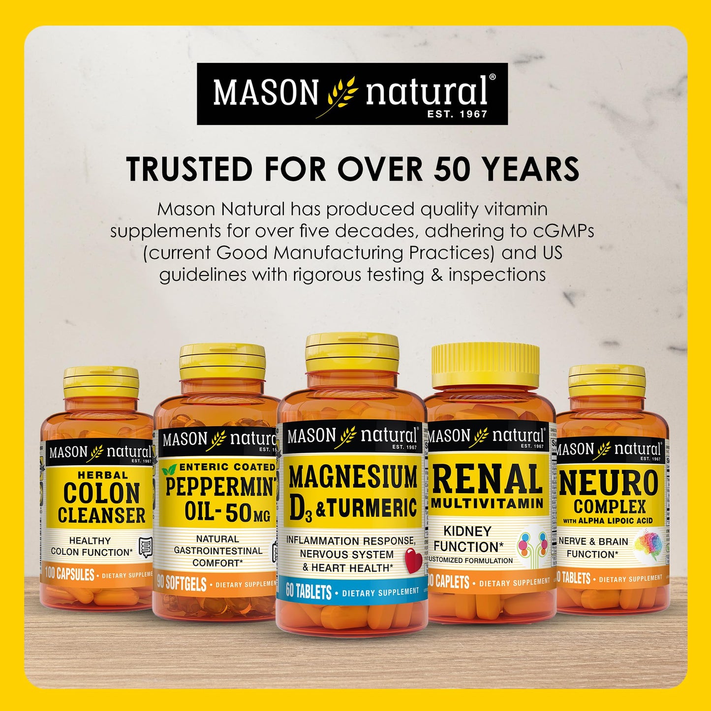 Mason Natural Vitamin K2 + D3 100 mcg / 25 mcg with Calcium | 100 Day Supply | Bone & Muscle Support