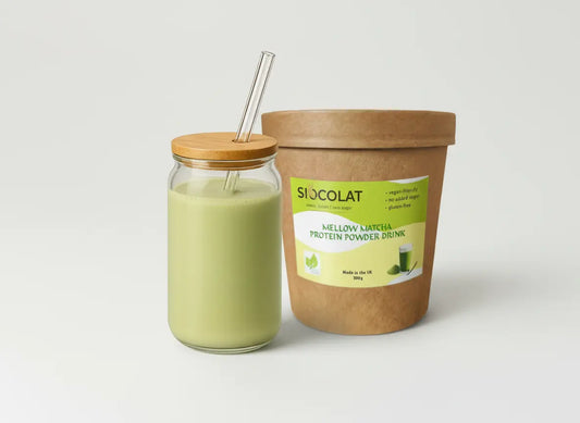 Mellow Matcha Protein Powder Drink 200g Siocolat