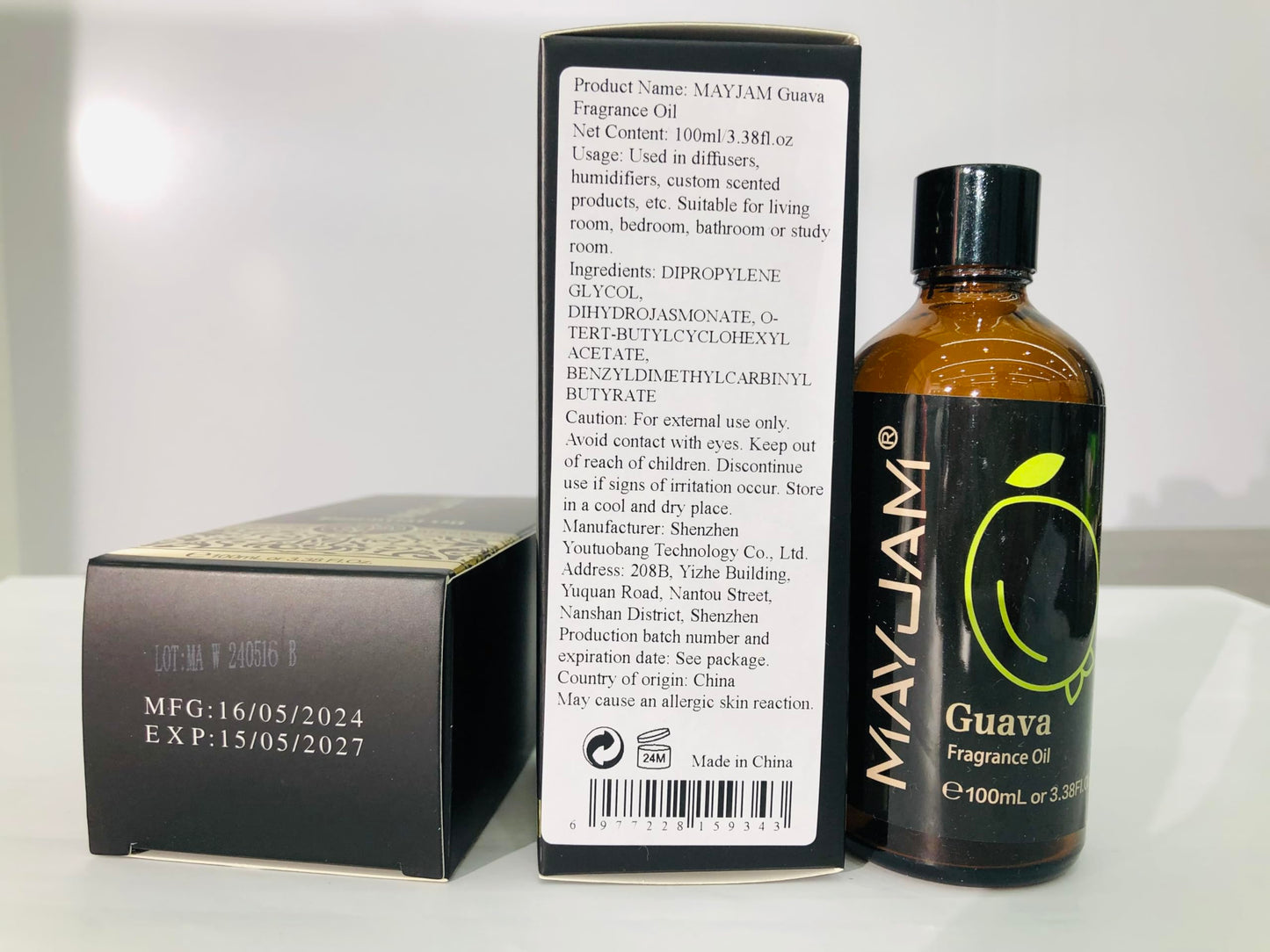 MAYJAM Pear Fragrance Oil 100ml – Diffuser & DIY Soap, Candle Making