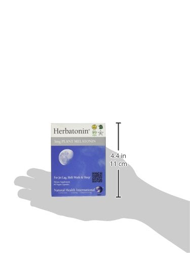 Herbatonin 3mg Plant-Based Melatonin | Sleep & Circadian Support | 60 Vegan Capsules