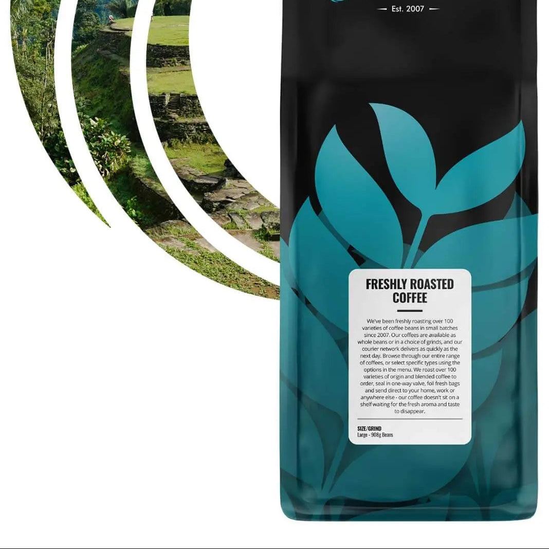 Medium Roast Decaffeinated Colombian Coffee Coffee-Direct.co.uk