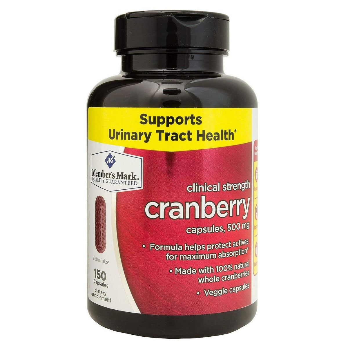Members Mark Clinical Strength Cranberry 500mg - Clinically Supported Urinary Tract Health BritishVita | Premium UK Vitamins & Wellness Supplements