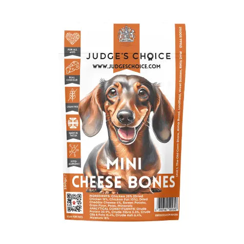 Judge's Choice Grain Free Mini Cheese Bones 250g Country Pursuit