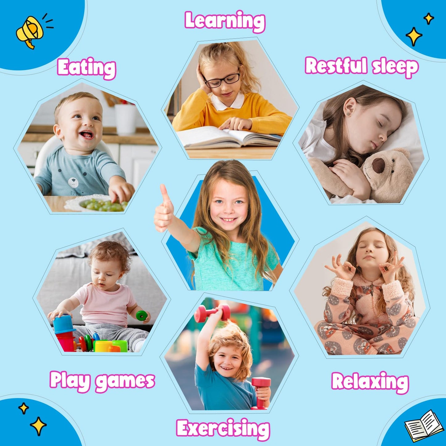Kids Magnesium Glycinate Drops with Omega-3 & Chamomile | Sleep, Calm & Focus