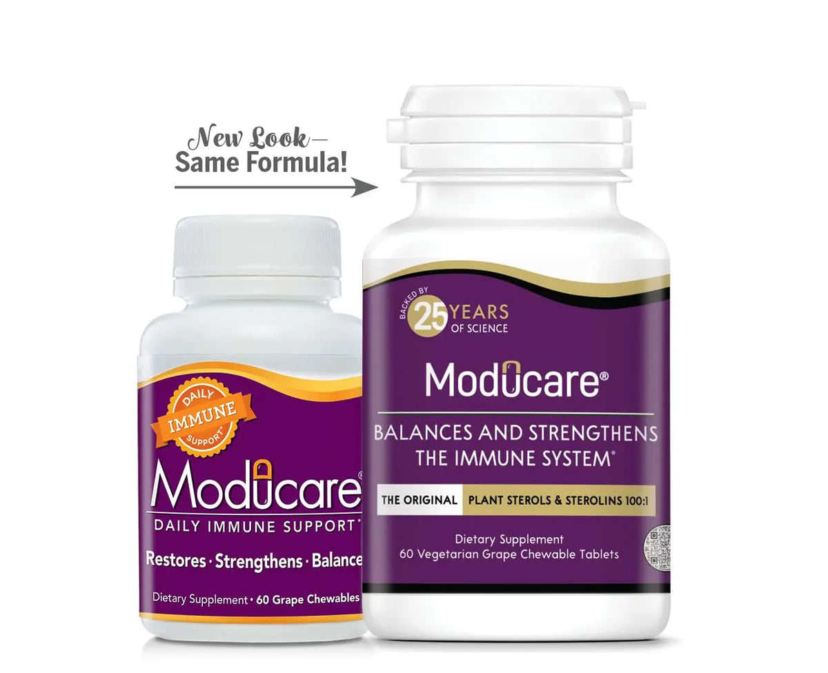 Moducare Daily Immune Support – Plant Sterols (Grape Flavor) 120 Chewable Tablets BritishVita | Premium UK Vitamins & Wellness Supplements
