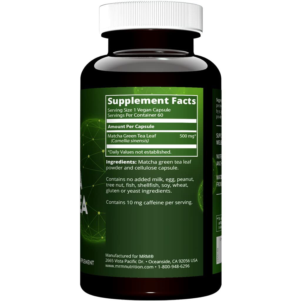 MRM Matcha Green Tea Capsules 60 Servings (Pack of 2)