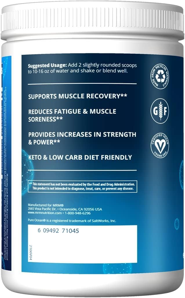 MRM Nutrition Reload BCAA+G Island Fusion – 26 Servings | Post-Workout Recovery & Keto Friendly