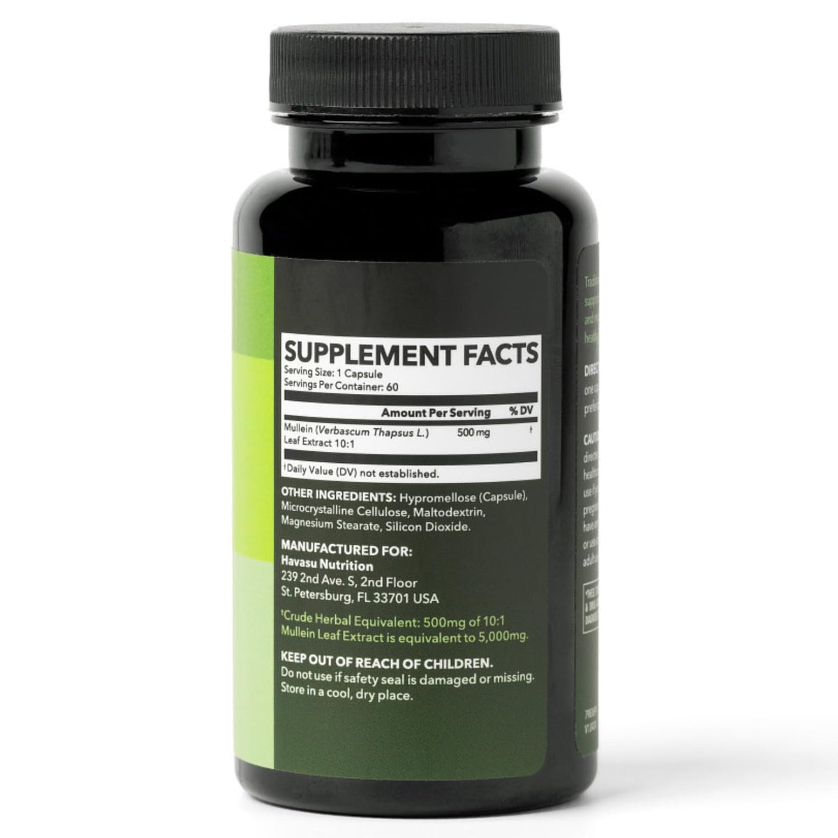 Mullein Leaf Capsules – 5000mg Extract (10:1) for Lung Support | Vegan & Non-GMO | 60 Count BritishVita | Premium UK Vitamins & Wellness Supplements