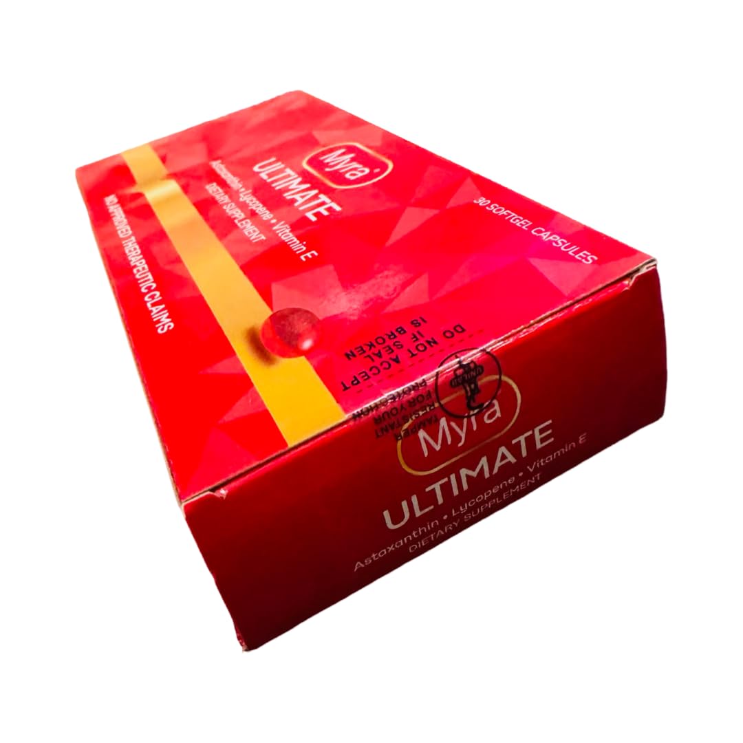 Myra Utimate with Astaxanthin, Lycopene & Vitamin E | 30 Softgel Capsules