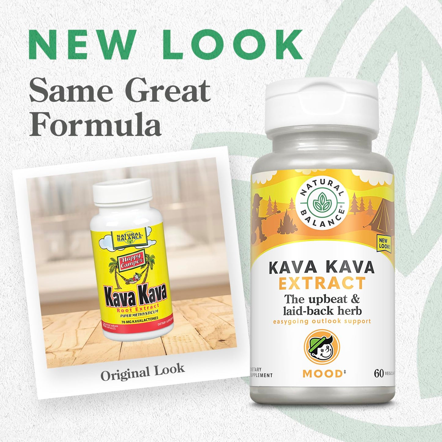 Natural Balance Kava Kava Root Extract – 70mg Kavalactones, 60 Vegetarian Capsules