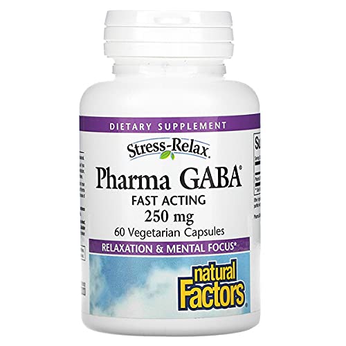 Natural Factors Pharma GABA – Calm Sleep, Focus & Brain Health | 60 Chewable Tablets