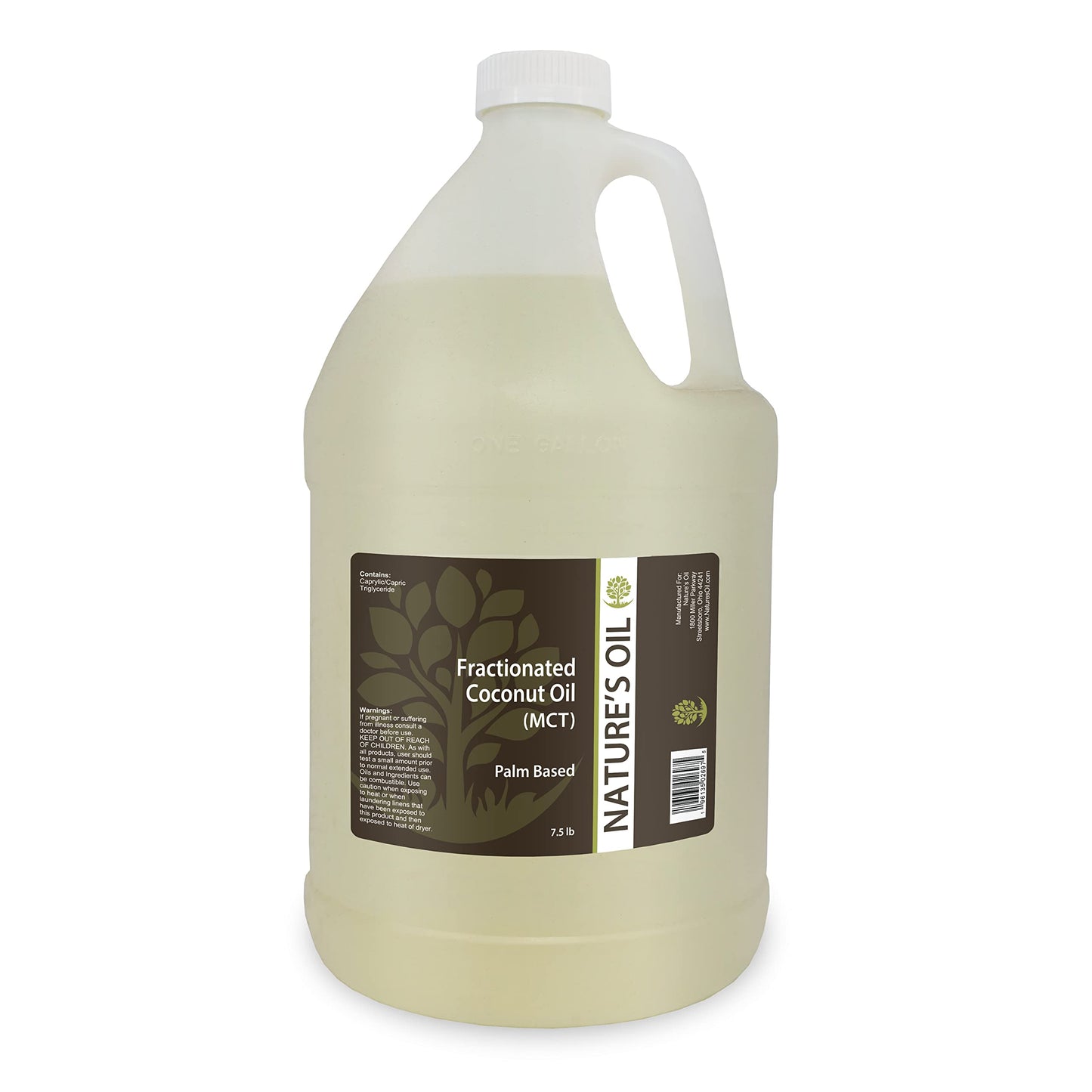Nature's Oil Fractionated Coconut Oil (MCT) – Massage & Skin Care