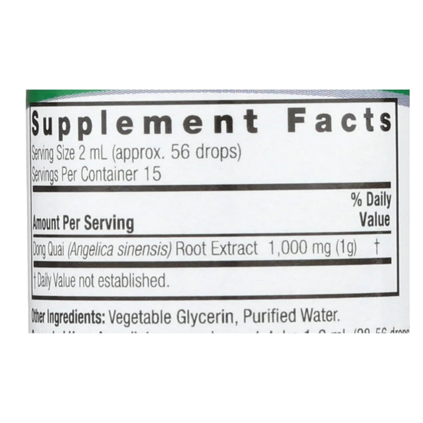 Nature's Answer Dong Quai Root Liquid Extract - Female Hormonal Support (Alcohol-Free, Gluten-Free, Kosher) - 1 oz