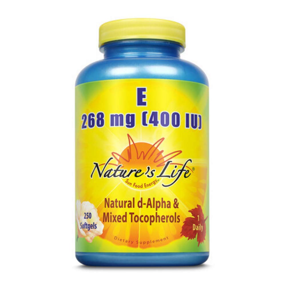 Nature's Life Vitamin E, 400 IU | 250 ct BritishVita | Premium UK Vitamins & Wellness Supplements