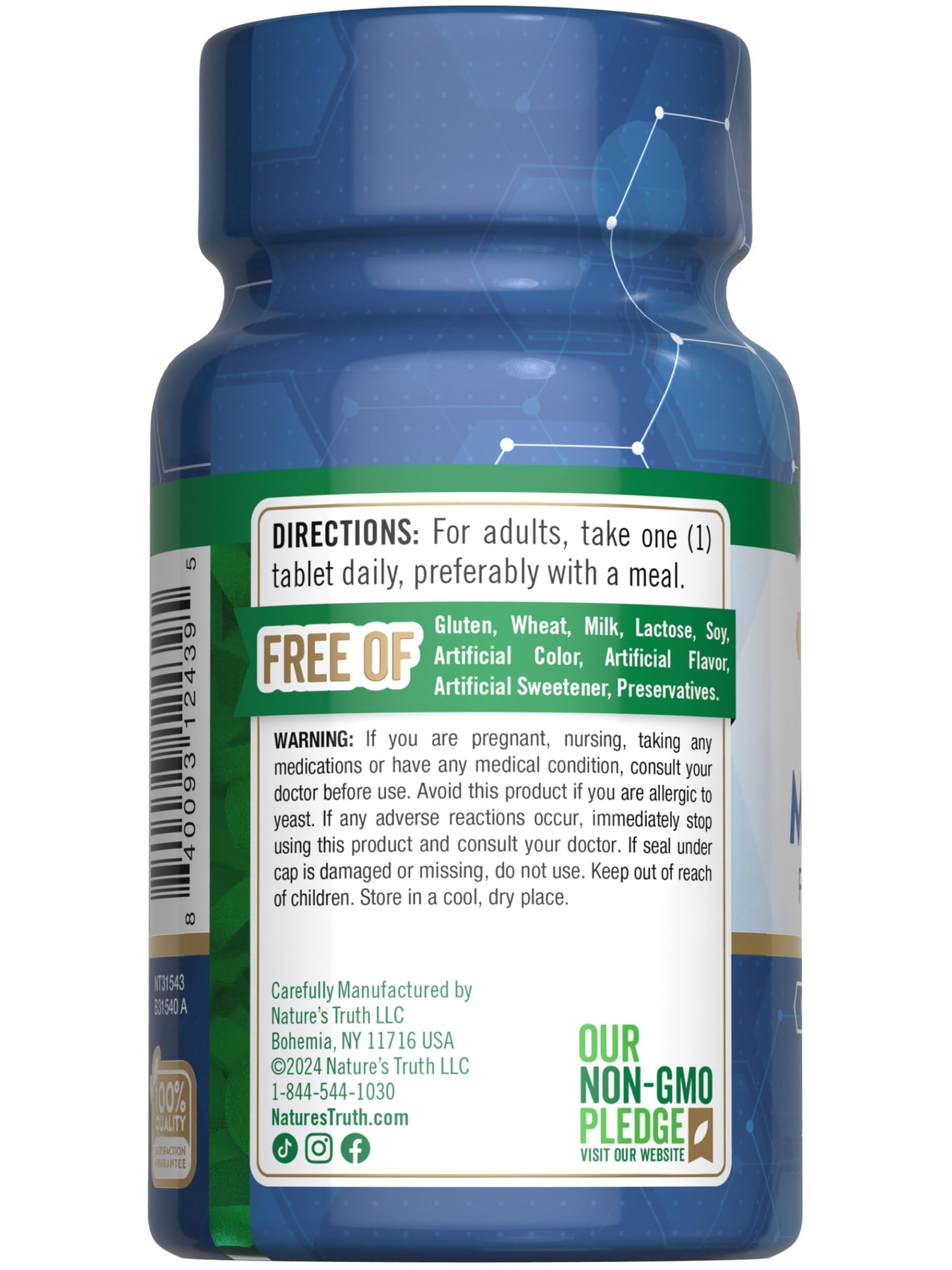 Nature's Truth Trace Minerals with Iodine – 90 Tablets | Enhanced Mineral Booster | Non-GMO & Gluten Free