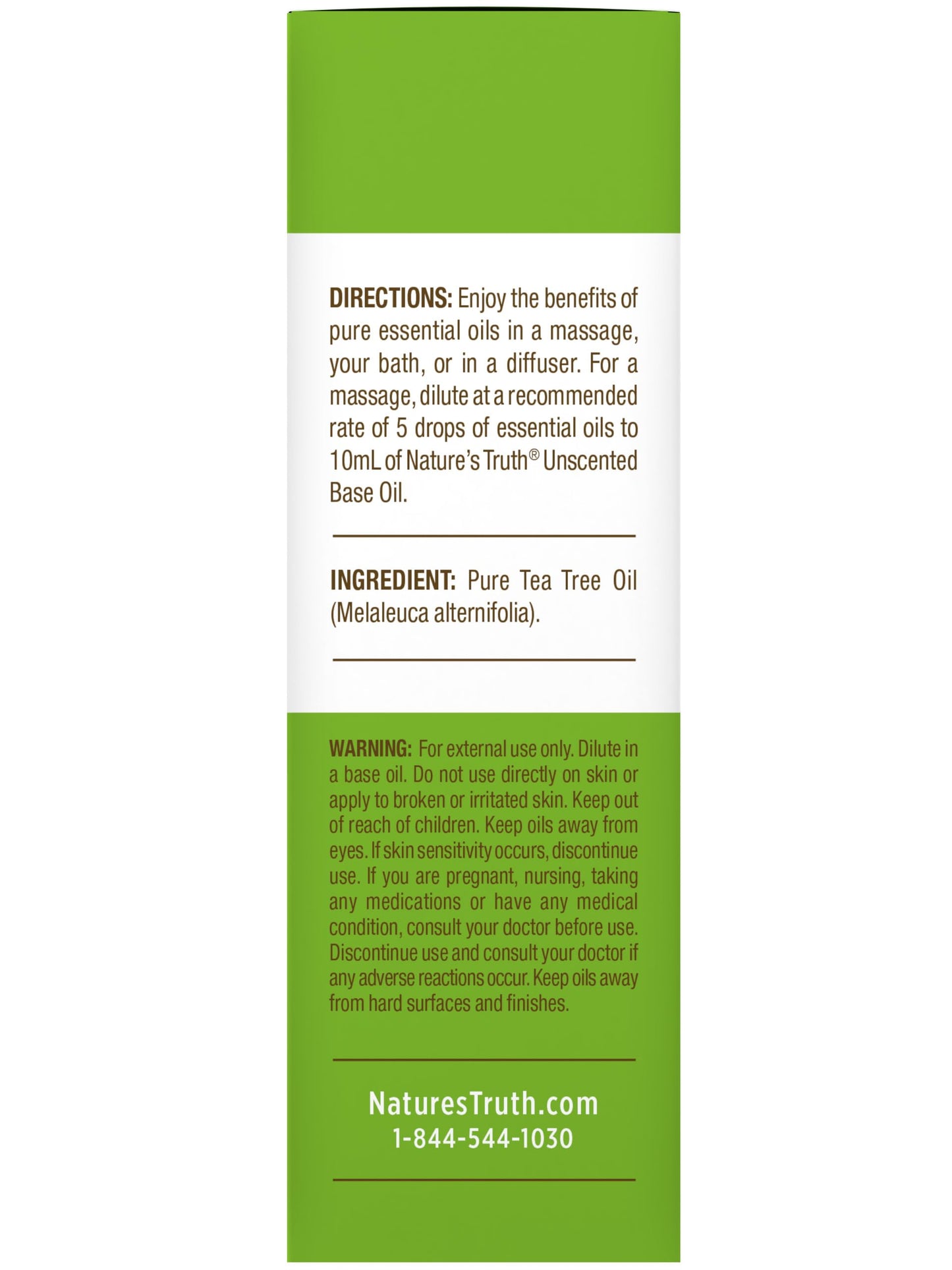 Nature's Truth Tea Tree Essential Oil 15 mL | Diffusers & Aromatherapy