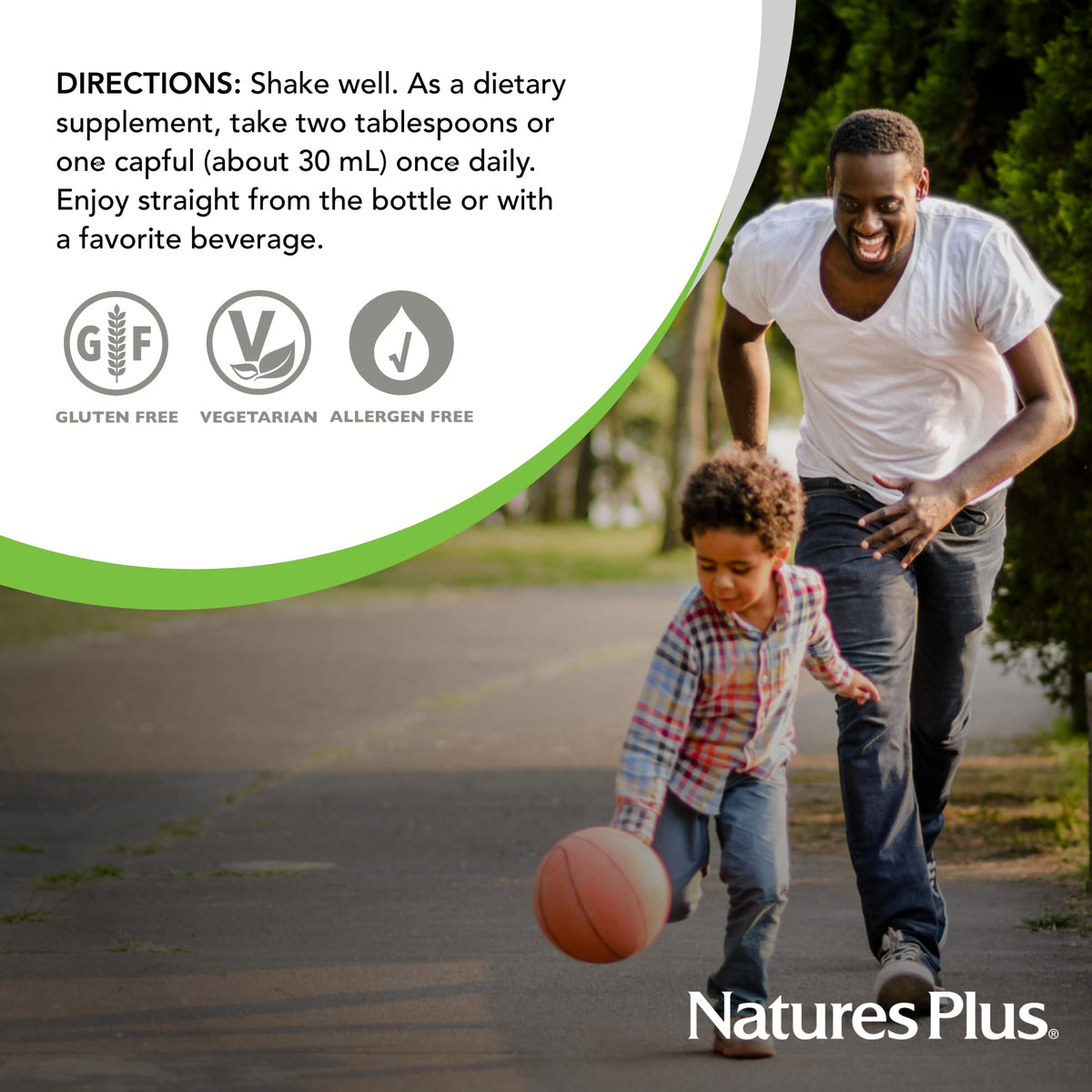 NaturesPlus Liquid Vitamin C 1000 mg - 30 oz | Lemon Bioflavonoids | Vegetarian, Gluten Free | 30 Servings BritishVita | Premium UK Vitamins & Wellness Supplements