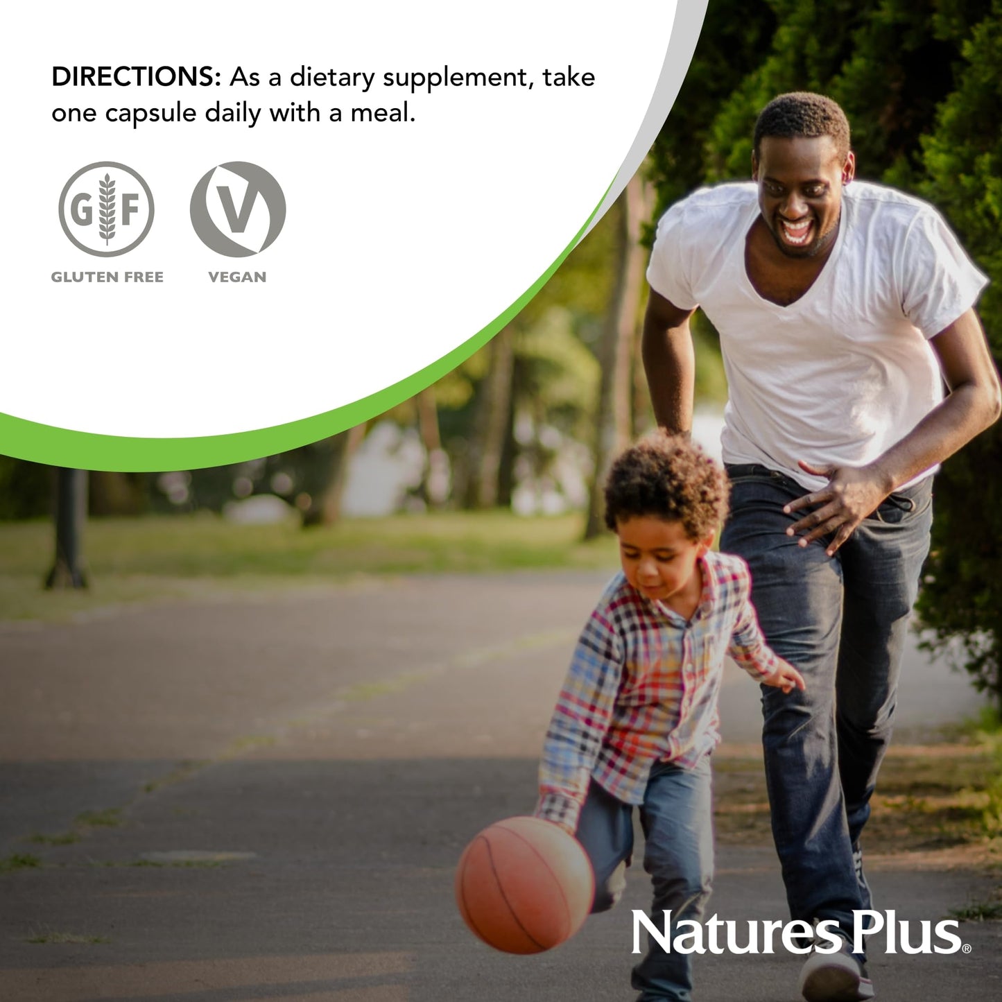 NaturesPlus Ultra One Daily Iron Free - 60 Fast-Acting Capsules | Vegan Multivitamin