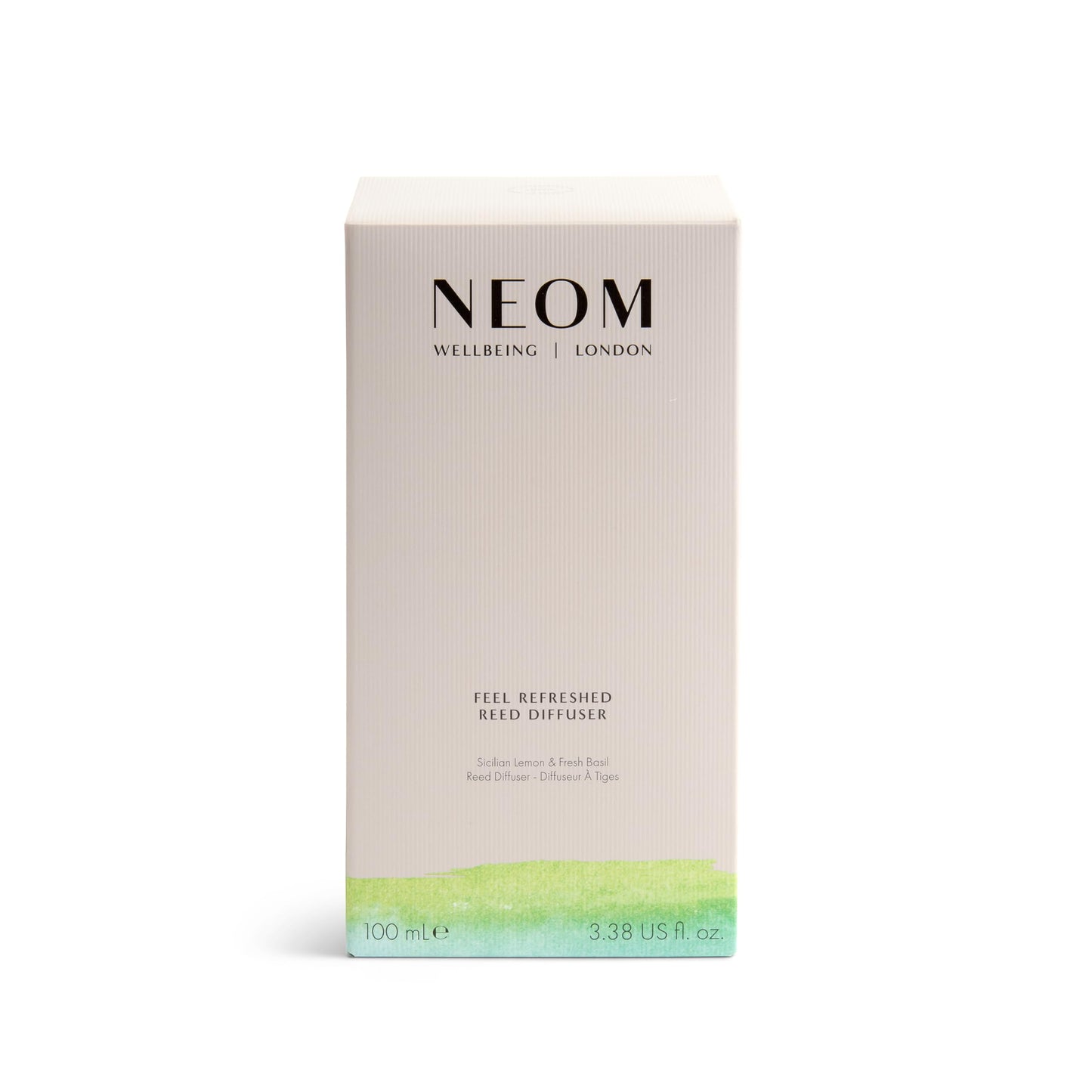 NEOM Feel Refreshed Reed Diffuser 100ml – Sicilian Lemon & Basil | 100% Natural Fragrances