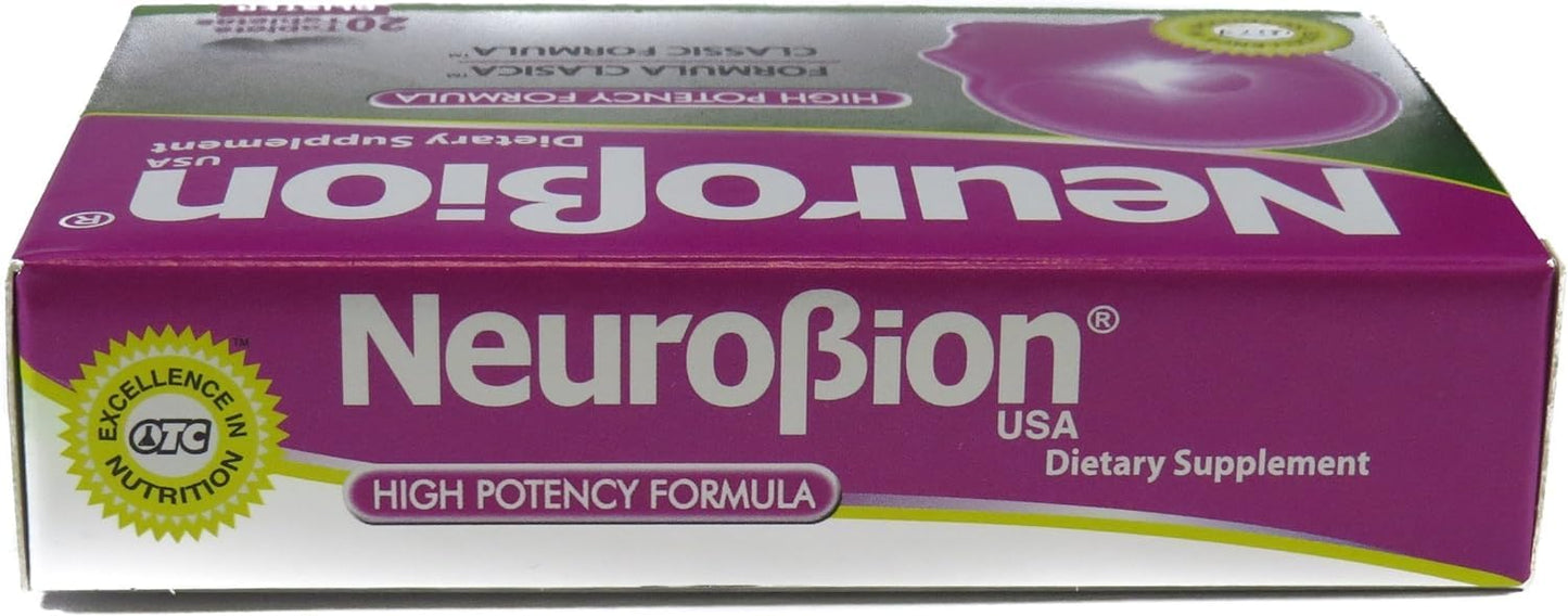 Neurobion Classic 20 Tablets - Vitamin B Energy Booster | Classic Formula