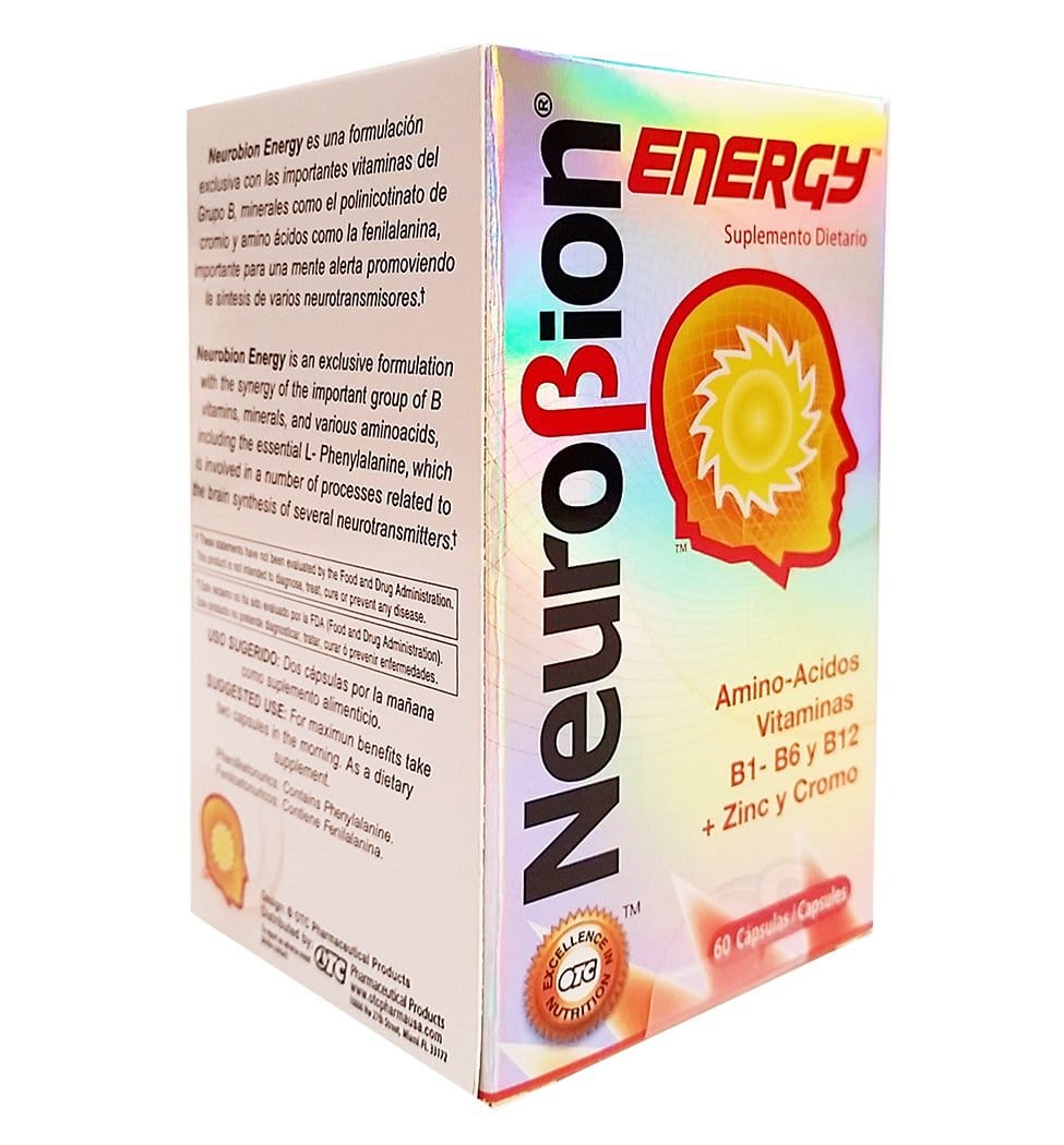 Neurobion Energy Amino Acids – 60 Count (Pack of 3) BritishVita | Premium UK Vitamins & Wellness Supplements