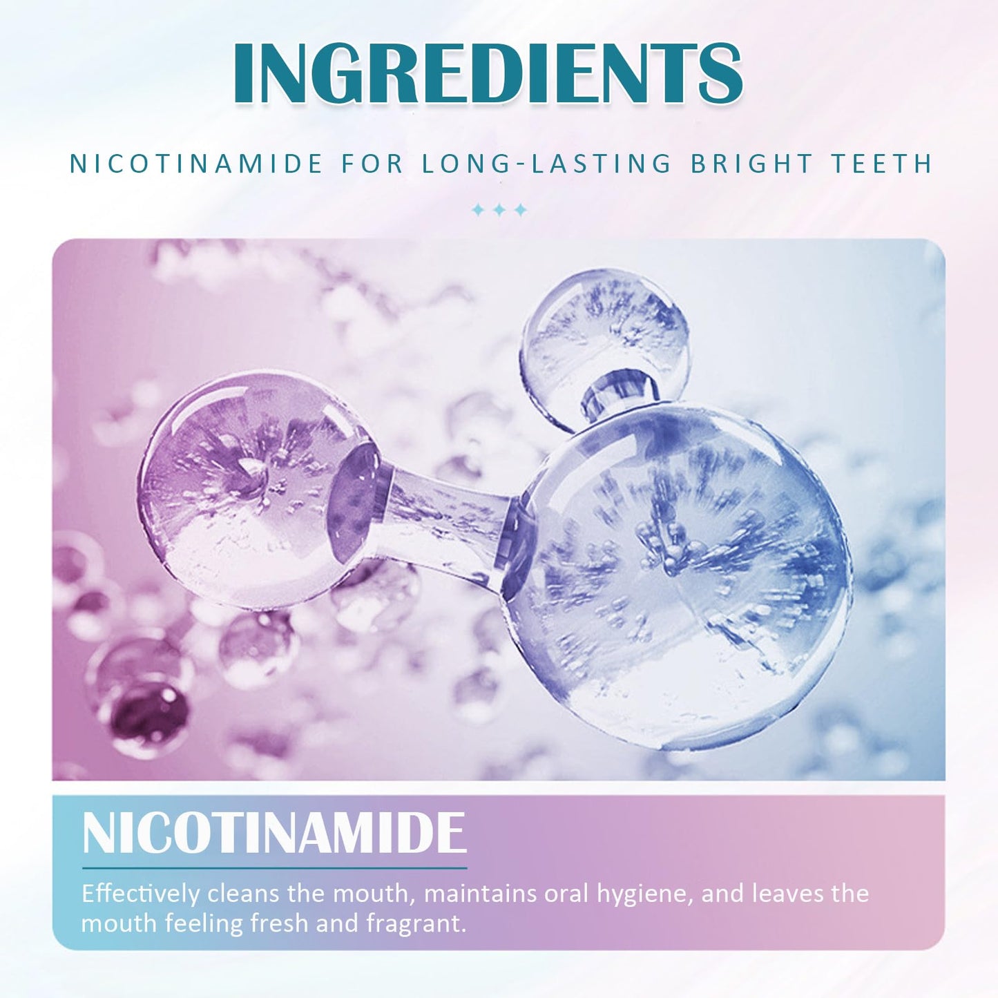 Niacinamide Whitening Toothpaste - Stain Removal, Fresh Breath, Enamel Protection (2-Pack)