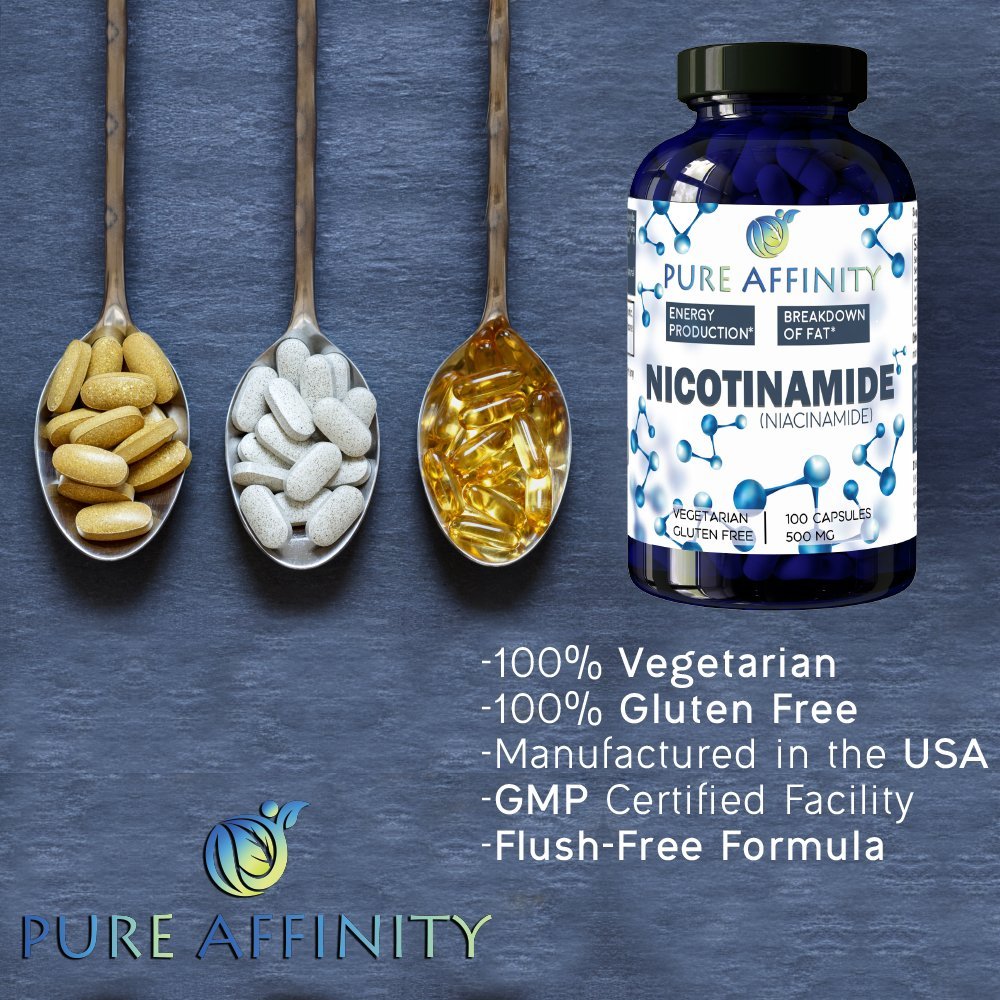 Nicotinamide 200 Count – 500 mg Niacinamide | Pure Affinity BritishVita | Premium UK Vitamins & Wellness Supplements