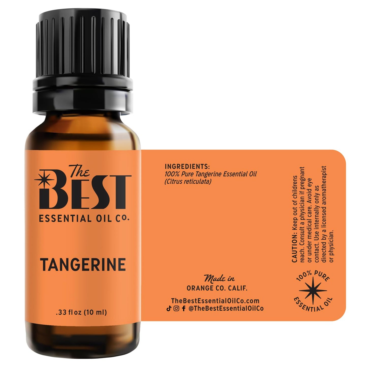 Tangerine Essential Oil Premium Grade – 100% Pure & Natural, 10 ml