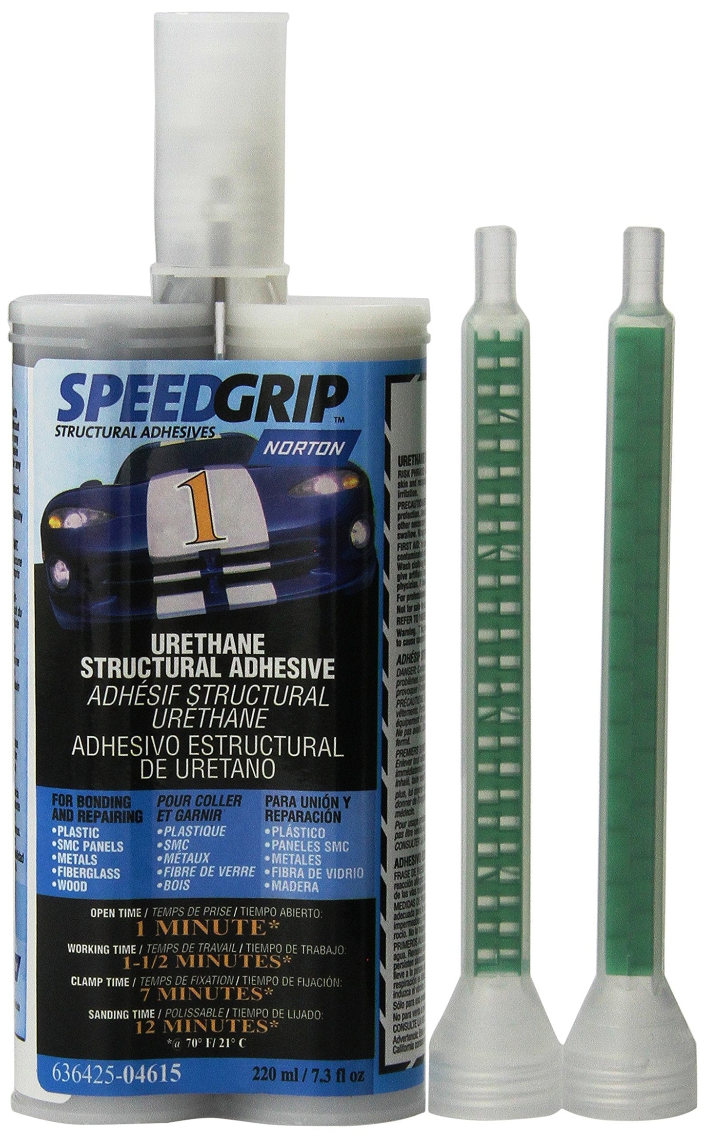 Norton SpeedGrip Structural Urethane Adhesive - 215ml, 1.5 Minute Working Time