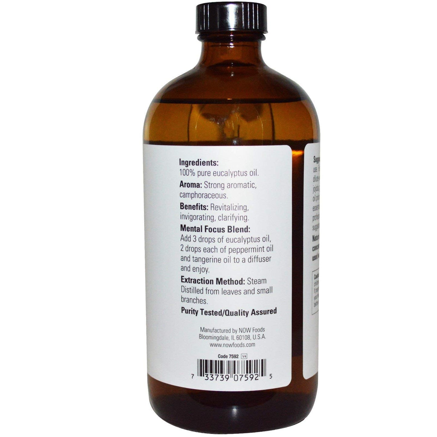 NOW Foods Eucalyptus Globulus Oil 16 fl oz (2 Pack) | 100% Pure Eucalyptus Essential Oil