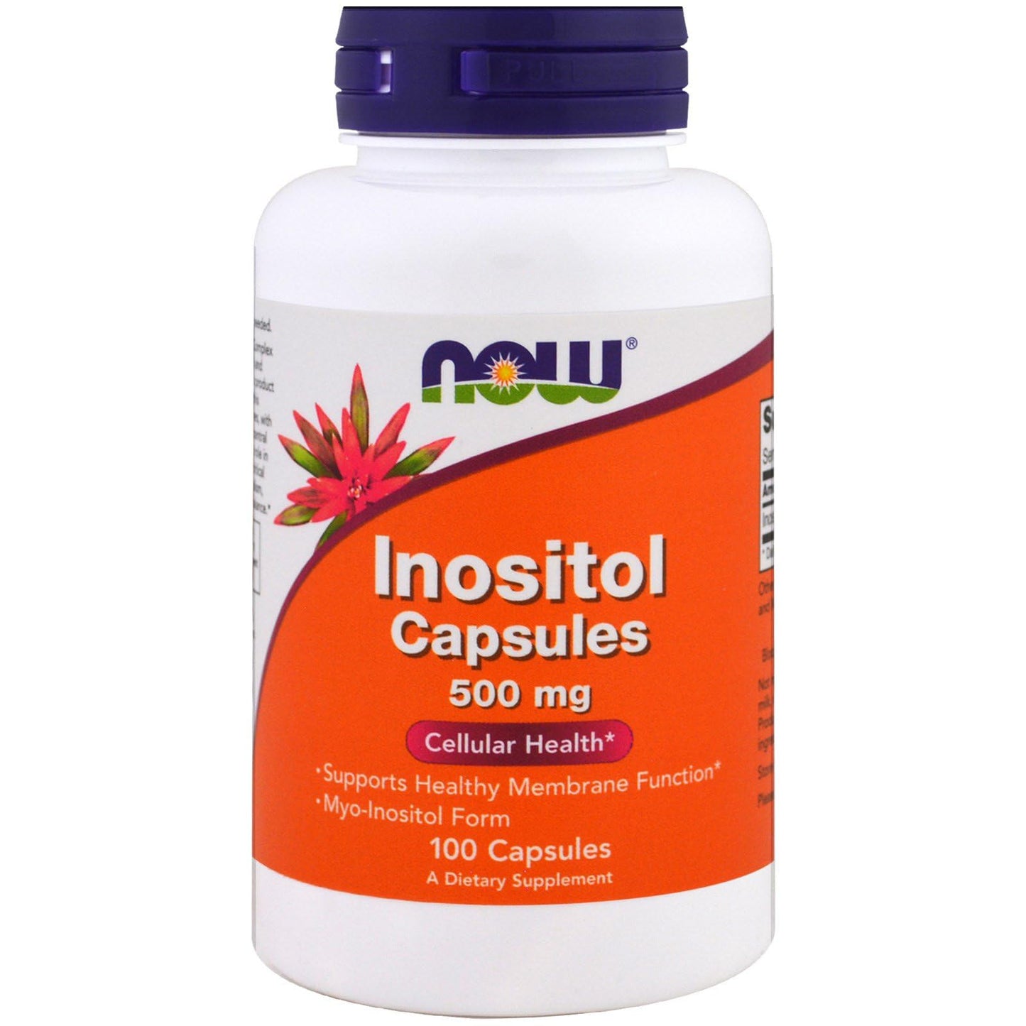 NOW Foods Inositol 500mg – 100 Capsules (Pack of 3)