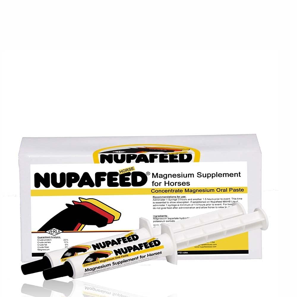 Nupafeed Concentrate Oral Syringe 2 Pack – Magnesium Calming Supplement for Horses