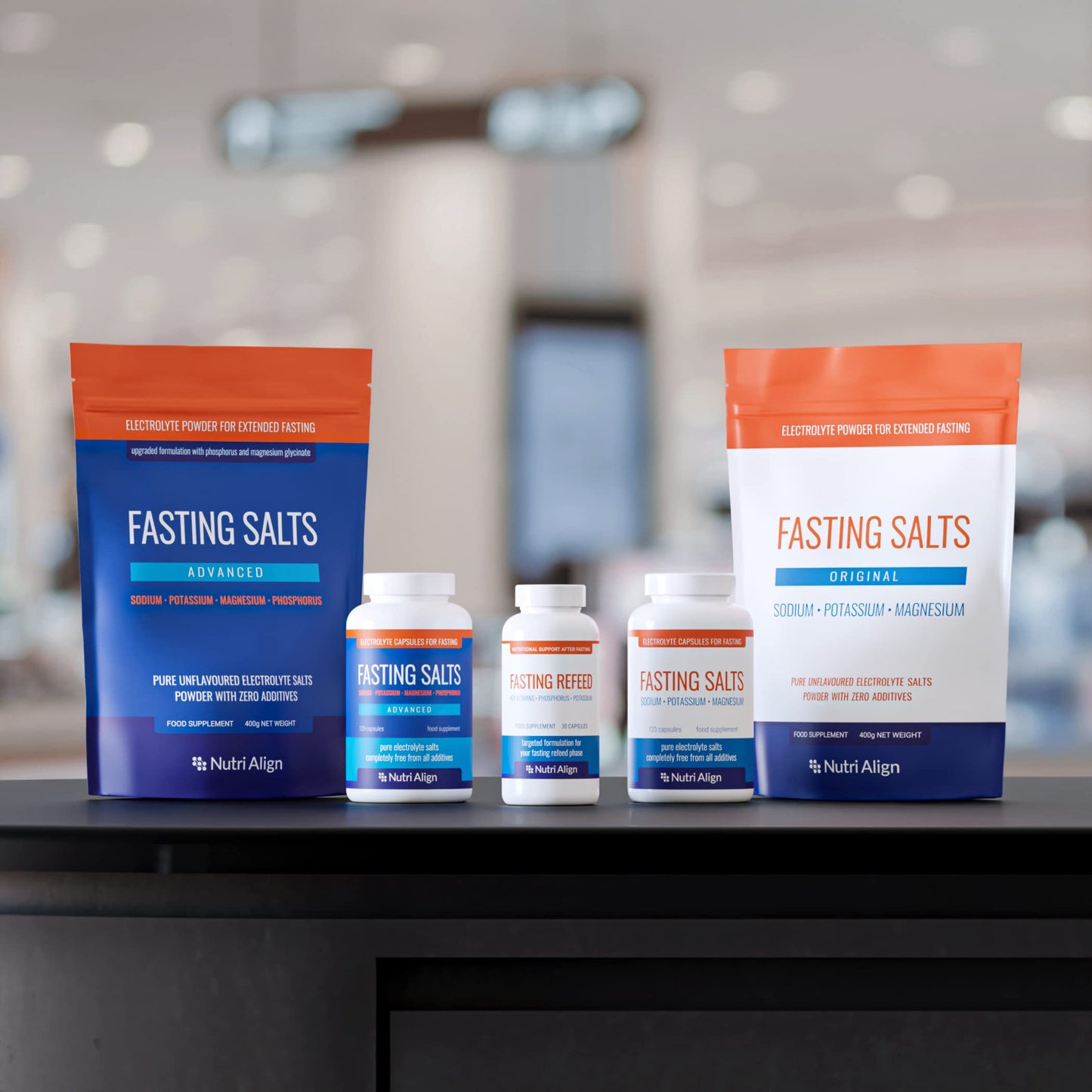 Nutri-Align Fasting Salts – Sugar & Filler Free Electrolyte Capsules, 120 Caps