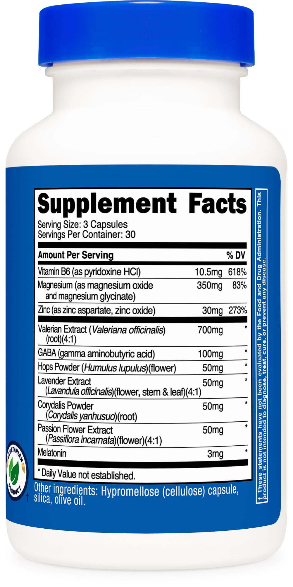 Nutricost Sleep Aid Complex 1330mg Serving (90 Capsules) – 30 Servings | Gluten Free