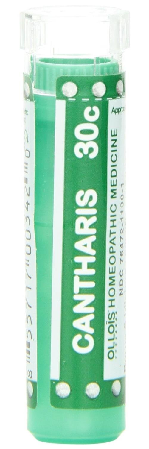 OLLOIS Cantharis 30c, Organic, Lactose-Free Homeopathic Medicine, 80 Count