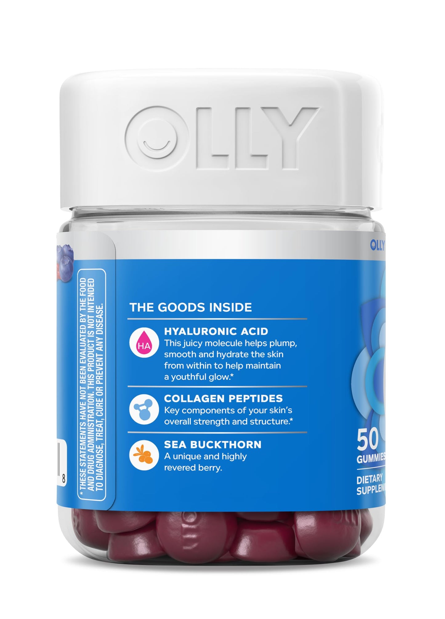 OLLY Glowing Skin Gummy – Hydration & Youthful Glow (50 Count)