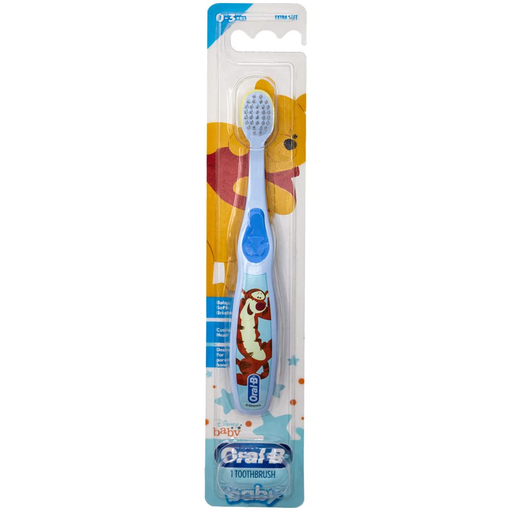 Oral-B Baby Pooh Toothbrush Pack of 4 – 0-3 Years, Extra Soft