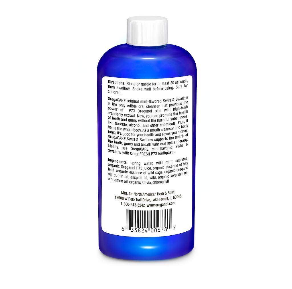 OregaCARE Swirl & Swallow Wild Mint 8 fl oz - North American Herb & Spice